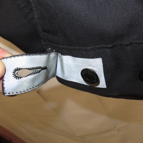 Levis Commuter Trucker Messenger Jacket Black Zip Out Hood Back Pockets Mens XL - Picture 12 of 16